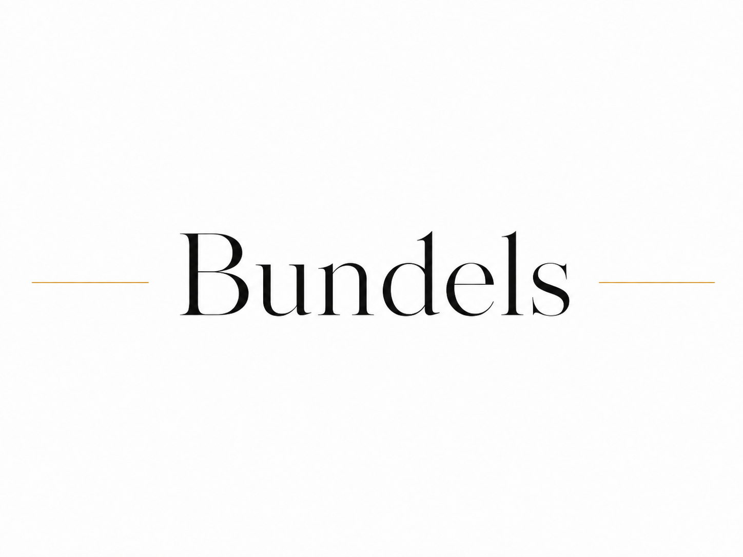 Bundles